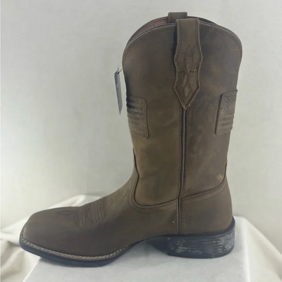 Ariat Sport Patriot II Leather Western Work Boots - size 10 EE new in box